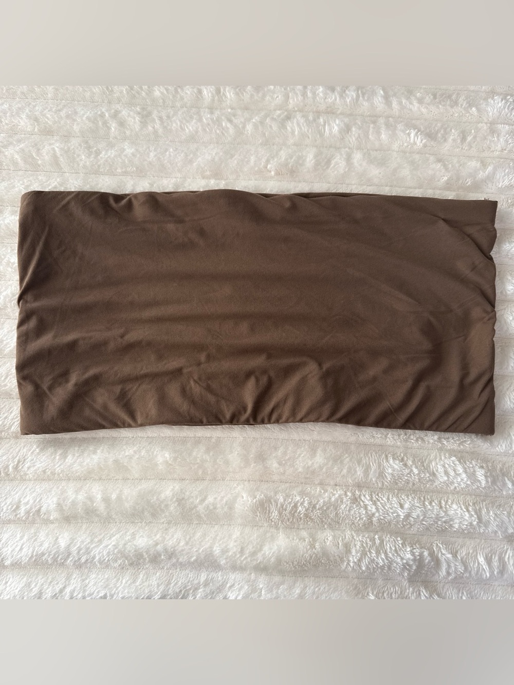 SKIMS Seamless Strapless Bandeau Tube Top Brown 3X NWT